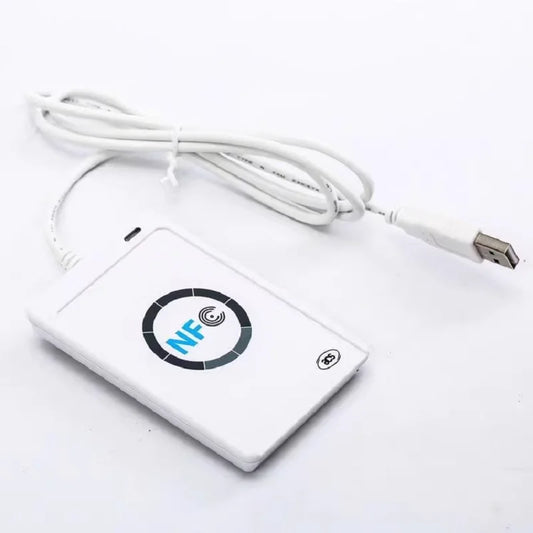 Leitor de cartão com chip inteligente acr122u iso14443, decodificação, copiadora clone, duplicador de token ic, 13.56mhz, gravador de cópia de etiqueta, programador de crachá 1k